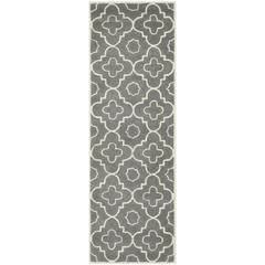 CHATHAM, DARK GREY / IVORY, 2'-3" X 7', Area Rug, CHT750D-27