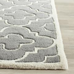 CHATHAM, DARK GREY / IVORY, 2'-3" X 11', Area Rug, CHT750D-211