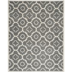 CHATHAM, DARK GREY / IVORY, 8' X 10', Area Rug, CHT750D-8