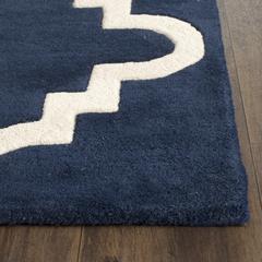 CHATHAM, DARK BLUE / IVORY, 2'-3" X 7', Area Rug, CHT753C-27