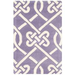 CHATHAM, PURPLE / IVORY, 2' X 3', Area Rug, CHT754F-2