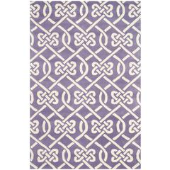 CHATHAM, PURPLE / IVORY, 5' X 8', Area Rug, CHT754F-5