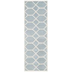 CHATHAM, BLUE / IVORY, 2'-3" X 7', Area Rug, CHT755B-27