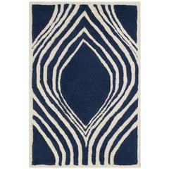 CHATHAM, DARK BLUE / IVORY, 2' X 3', Area Rug, CHT758C-2