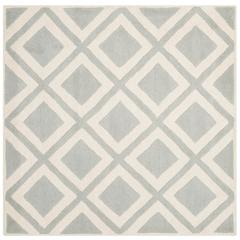 CHATHAM, GREY / IVORY, 5' X 5' Square, Area Rug, CHT759E-5SQ