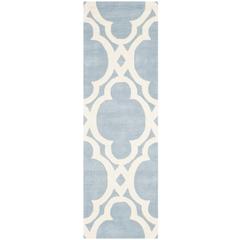 CHATHAM, BLUE / IVORY, 2'-3" X 7', Area Rug, CHT762B-27