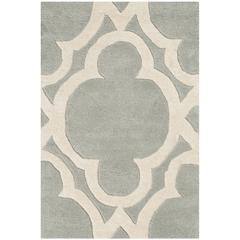 CHATHAM, GREY / IVORY, 2' X 3', Area Rug, CHT762E-2