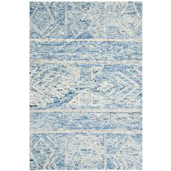 CHATHAM, BLUE / IVORY, 4' X 6', Area Rug, CHT764B-4