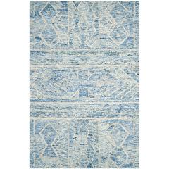 CHATHAM, BLUE / IVORY, 6' X 9', Area Rug, CHT764B-6