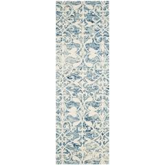 CHATHAM, DARK BLUE / IVORY, 2'-3" X 7', Area Rug, CHT765C-27