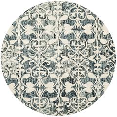 CHATHAM, CHARCOAL / IVORY, 5' X 5' Round, Area Rug
