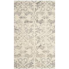 CHATHAM, LIGHT GREY / IVORY, 3' X 5', Area Rug