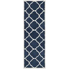 CHATHAM, BLUE / IVORY, 2'-3" X 5', Area Rug, CHT821A-25