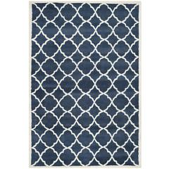 CHATHAM, BLUE / IVORY, 6' X 9', Area Rug, CHT821A-6