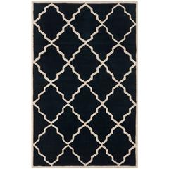 CHATHAM, DARK BLUE, 5' X 8', Area Rug