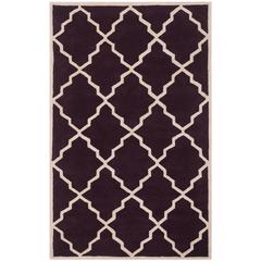 CHATHAM, DARK PURPLE, 5' X 8', Area Rug