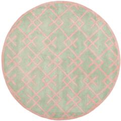 CHATHAM, GREEN, 7' X 7' Round, Area Rug, CHT941B-7R