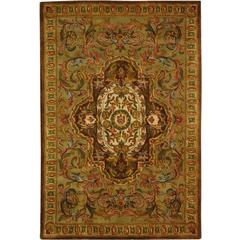 CLASSIC, BEIGE / OLIVE, 4' X 6', Area Rug