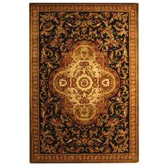 CLASSIC, BLACK / BEIGE, 6' X 9', Area Rug