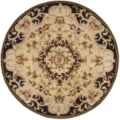 CLASSIC, GOLD / COLA, 6' X 6' Round, Area Rug