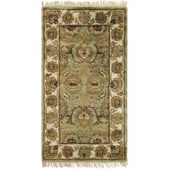 CLASSIC, LIGHT GREEN / IVORY, 2'-3" X 4', Area Rug