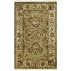 CLASSIC, GREEN / IVORY, 4' X 6', Area Rug