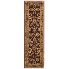 CLASSIC, BURGUNDY / GOLD, 2'-3" X 10', Area Rug