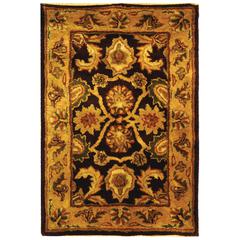 CLASSIC, DARK PLUM / GOLD, 2' X 3', Area Rug