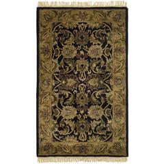 CLASSIC, BLACK / GOLD, 3' X 5', Area Rug, CL252A-3