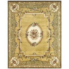 CLASSIC, LIGHT GOLD / GREEN, 9'-6" X 13'-6", Area Rug