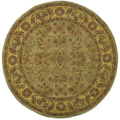 CLASSIC, LIGHT GREEN / GOLD, 6' X 6' Round, Area Rug, CL324A-6R
