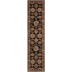 CLASSIC, NAVY / RED, 2'-3" X 10', Area Rug