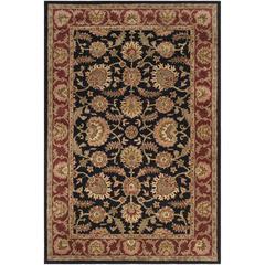 CLASSIC, NAVY / RED, 6' X 9', Area Rug