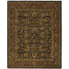 CLASSIC, NAVY / RED, 9'-6" X 13'-6", Area Rug