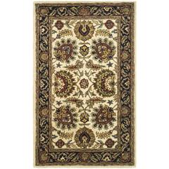 CLASSIC, IVORY / NAVY, 3' X 5', Area Rug