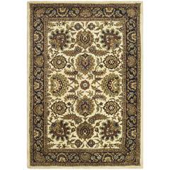 CLASSIC, IVORY / NAVY, 4' X 6', Area Rug