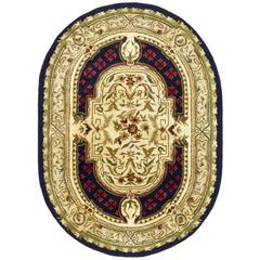 CLASSIC, BLACK, 4'-6" X 6'-6" Oval, Area Rug, CL755B-5OV