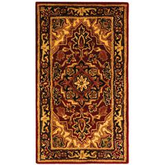 CLASSIC, RED / NAVY, 2'-3" X 4', Area Rug