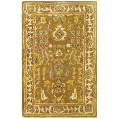 CLASSIC, GOLD / BEIGE, 2' X 3', Area Rug