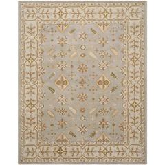 CLASSIC, LIGHT BLUE / IVORY, 8' X 10', Area Rug