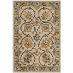 CLASSIC, IVORY / LIGHT BLUE, 2' X 3', Area Rug, CL934B-2