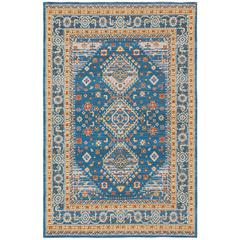 CLV-CLASSIC VINTAGE, BLUE / GOLD, 4' X 6', Area Rug