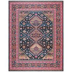 CLV-CLASSIC VINTAGE, NAVY / PINK, 8' X 10', Area Rug