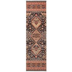 CLV-CLASSIC VINTAGE, BLACK / RUST, 2'-3" X 8', Area Rug