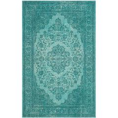CLV-CLASSIC VINTAGE, AQUA, 5' X 8', Area Rug, CLV121E-5