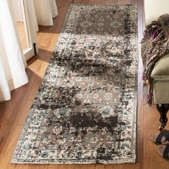 CLV-CLASSIC VINTAGE, TEAL / BEIGE, 2'-3" X 8', Area Rug