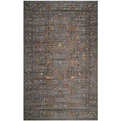 CLV-CLASSIC VINTAGE, GREY / GOLD, 5' X 8', Area Rug