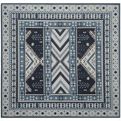 CLV-CLASSIC VINTAGE, NAVY / LIGHT BLUE, 6' X 6' Square, Area Rug, CLV511A-6SQ