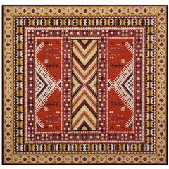 CLV-CLASSIC VINTAGE, ORANGE / GOLD, 6' X 6' Square, Area Rug, CLV511D-6SQ