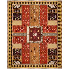 CLV-CLASSIC VINTAGE, ORANGE / GOLD, 6'-7" X 9'-2", Area Rug, CLV512D-6